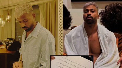 Hardik Pandya in Dubai share Post with fan letter