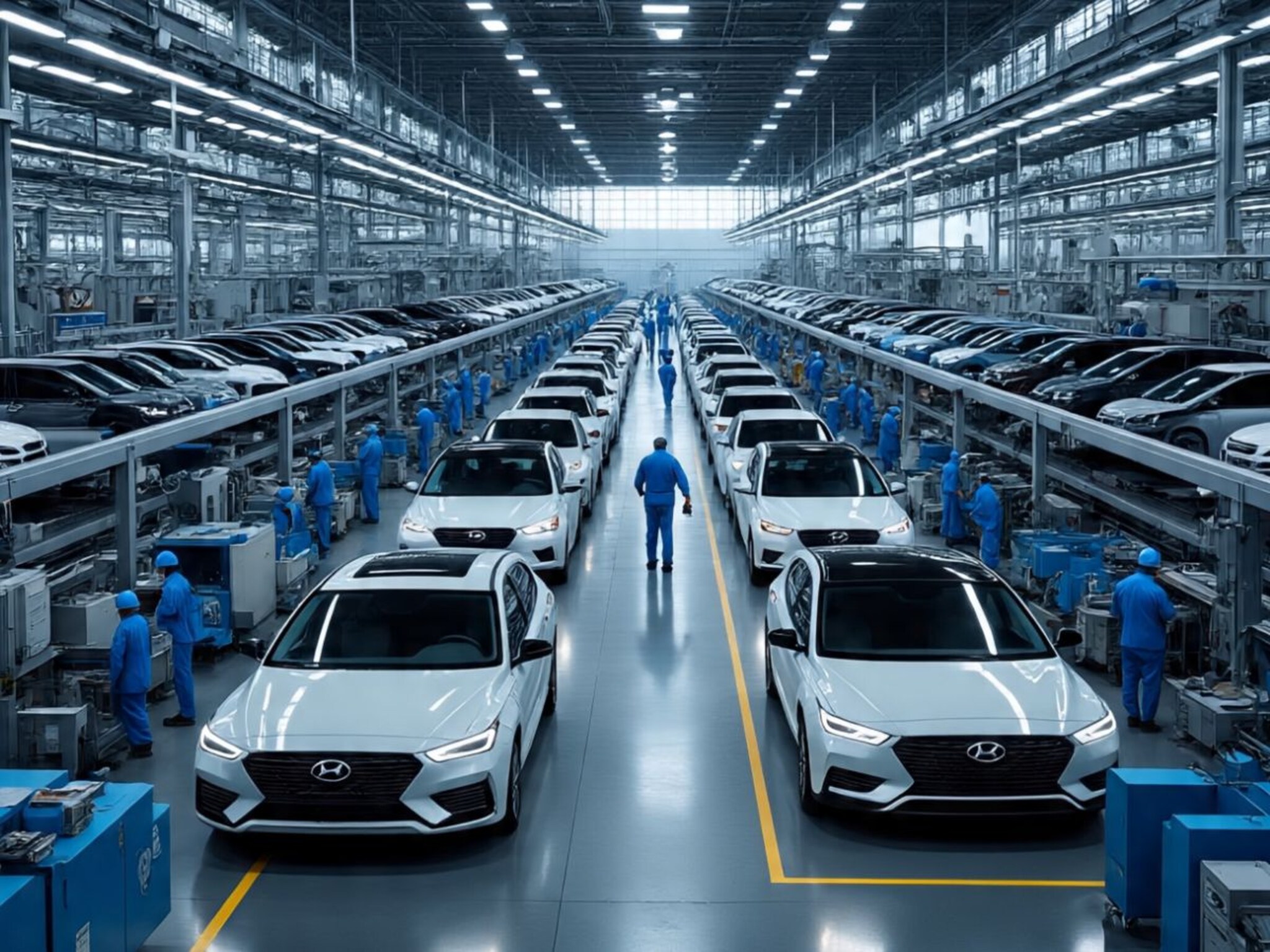 Hyundai ला मोठा धक्का, ट्रम्प यांच्या आदेशानंतर प्लांटमधून 475 कर्मचाऱ्यांना अटक, जगभरात खळबळ