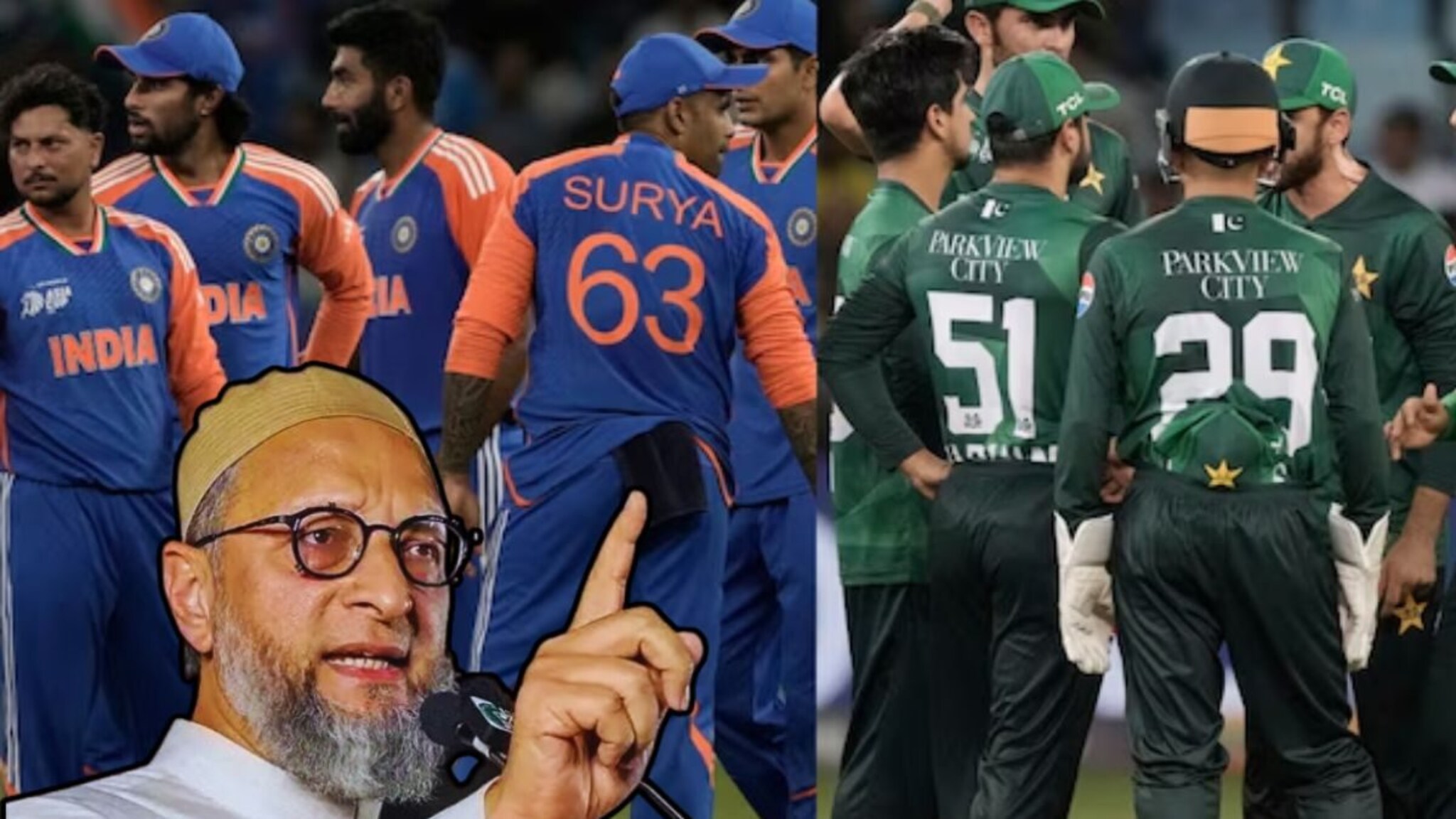 Ind vs Pak: देशभक्तीच्या बाता करणाऱ्यांनो 'चुल्लू-भर पानी में डूब मरो', भारत पाकिस्तान सामन्यावर ओवैसींचा संताप