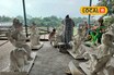 कारागीर करतायेत रात्रीचा दिवस! पुण्यात किती रुपयांना मिळतेय देवीची मूर्ती?