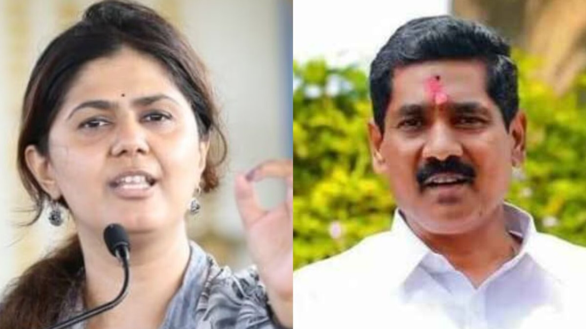 Beed News : 'पेरलं कुणी, मशागत कुणी केली, बजरंग बाप्पा कापणीला आले', पंकजा मुंडेंचा टोला