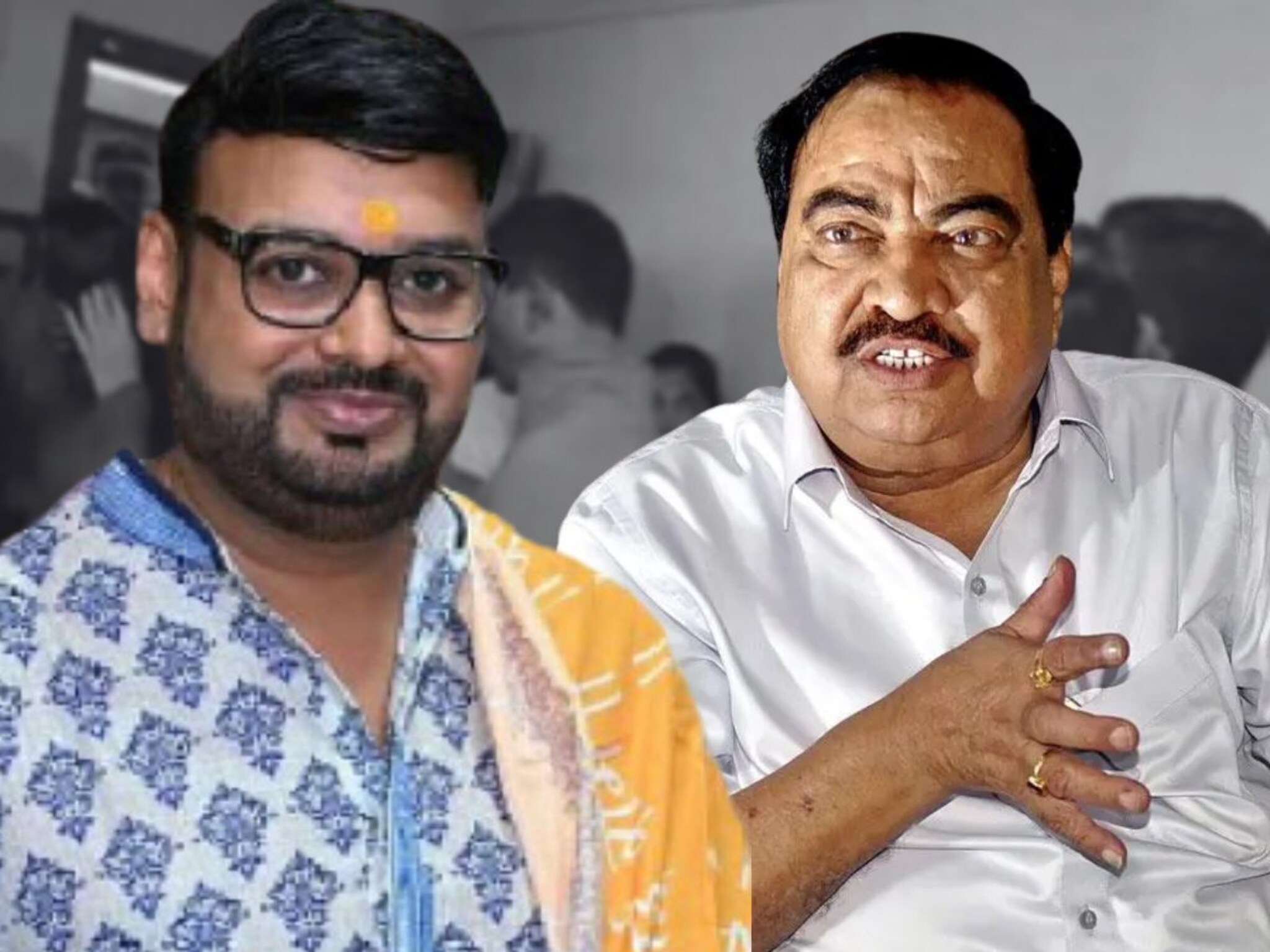 कुणाच्यातरी सांगण्यावरून...जावई जेलबाहेर येताच खडसेंचा सत्ताधाऱ्यांवर गंभीर आरोप