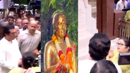 मीनाताईंच्या पुतळ्याची राज ठाकरेंकडून पाहणी, पोलिसांना दिला अल्टिमेटम, ‘आरोपीला...’ मीनाताईंच्या पुतळ्याची राज ठाकरेंकडून पाहणी, पोलिसांना दिला अल्टिमेटम, ‘आरोपीला...’