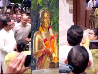 मीनाताईंच्या पुतळ्याची राज ठाकरेंकडून पाहणी, पोलिसांना दिला अल्टिमेटम, ‘आरोपीला...’ 