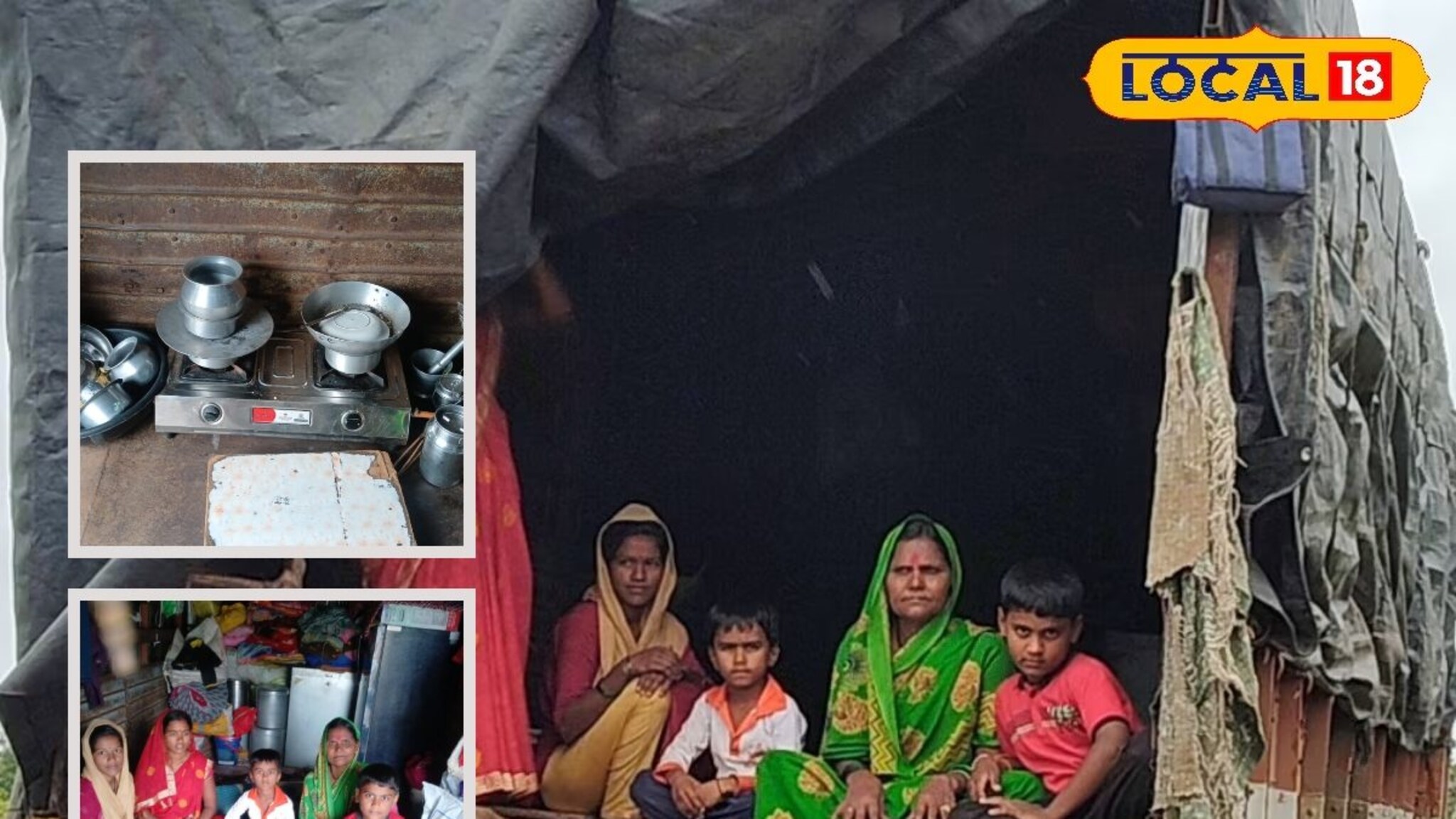 सीनेच्या महापुरात बुडालं घर, बेघर कुटुंबाने ट्रकमध्ये मांडला संसार, Video