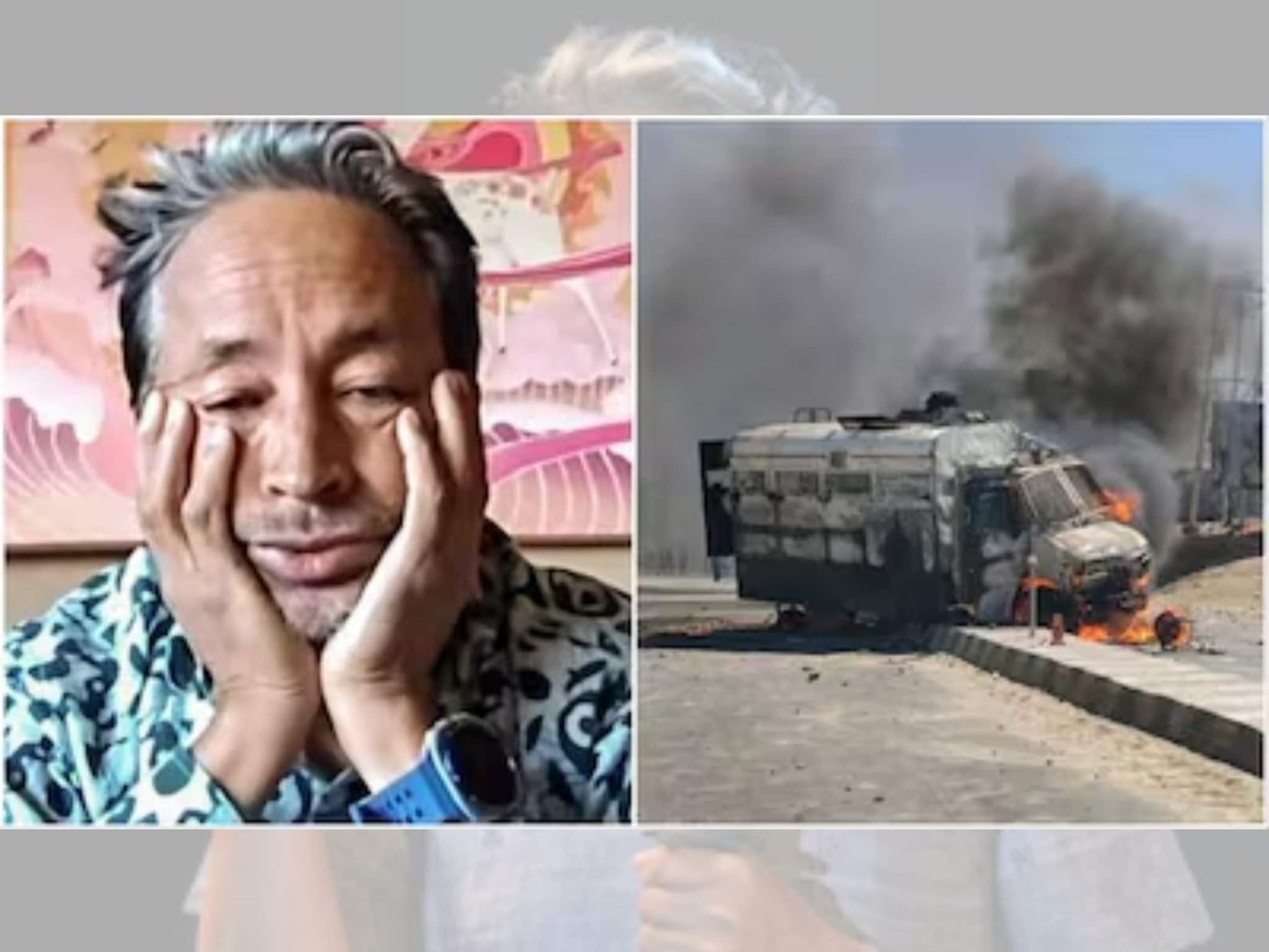 Explainer: लडाखचे सोनम वांगचुक जोधपूर जेलमध्ये का? मोठा स्फोटक खुलासा; सरकारला Risk घ्यायची नाही Explainer: लडाखचे सोनम वांगचुक जोधपूर जेलमध्ये का? मोठा स्फोटक खुलासा; सरकारला Risk घ्यायची नाही