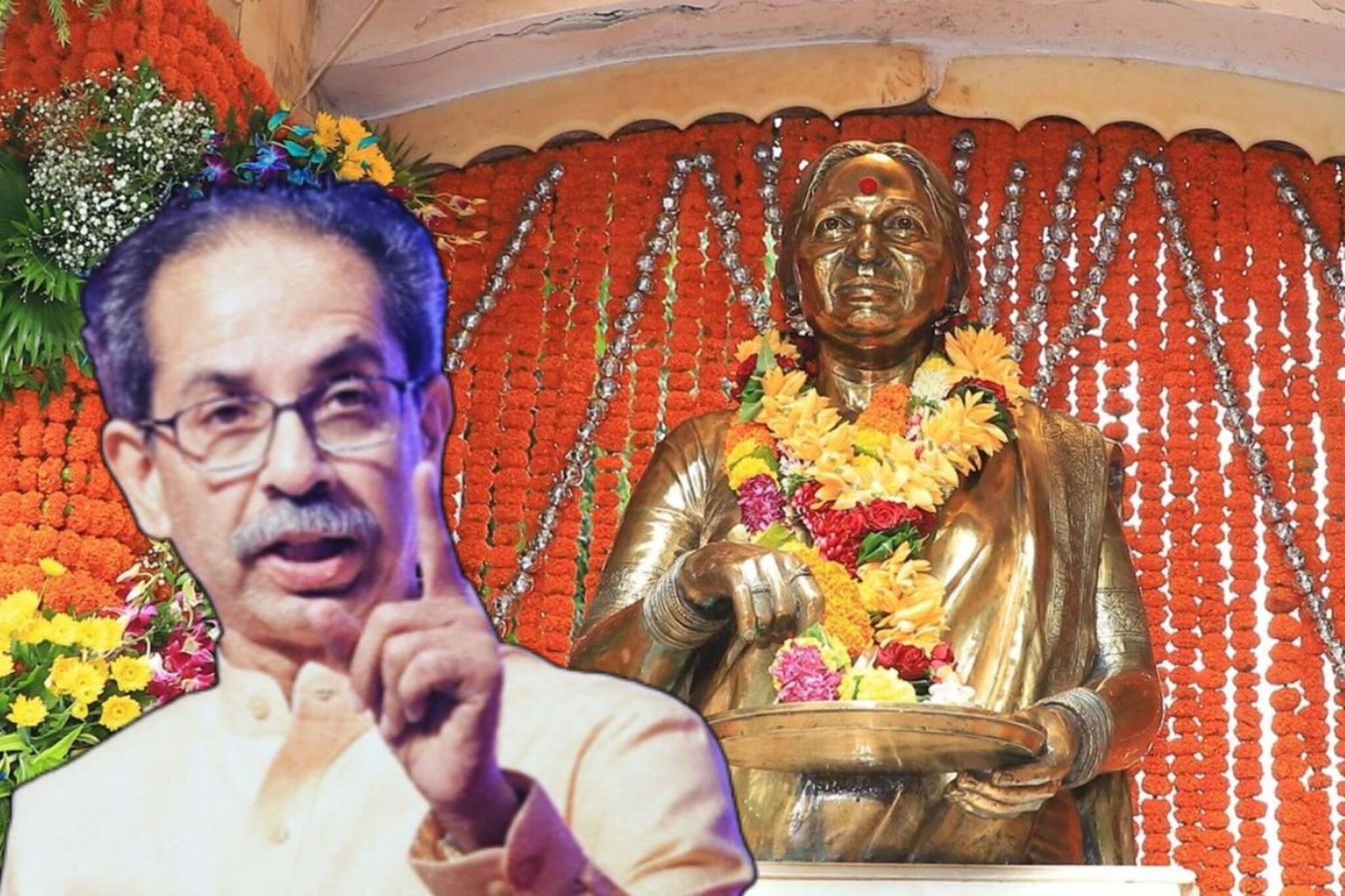 मीनाताईंच्या पुतळ्याची विटंबना, उद्धव ठाकरे यांची पहिली प्रतिक्रिया