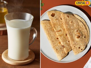 दूध आणि चपाती खाण्याचे फायदे