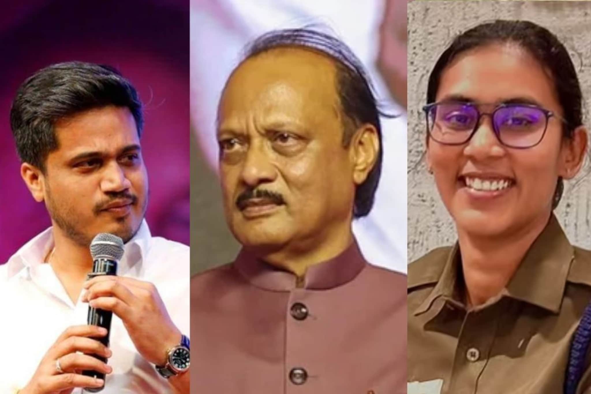 महिला IPSला दादांनी झापलं,व्हायरल व्हिडीओनंतर पुतण्याला काकांचा पुळका; रोहित पवा