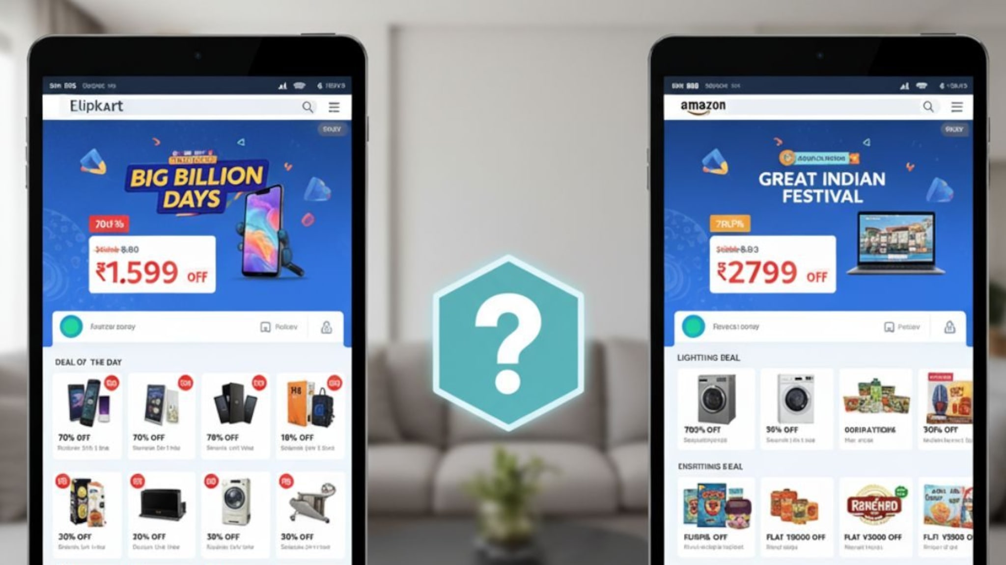 फ्लिपकार्ट-ऍमेझॉनमध्ये कोण देतं खरा डिस्काउंट आणि कशावर मिळते खोटी डिल? असं करा झटपट चेक