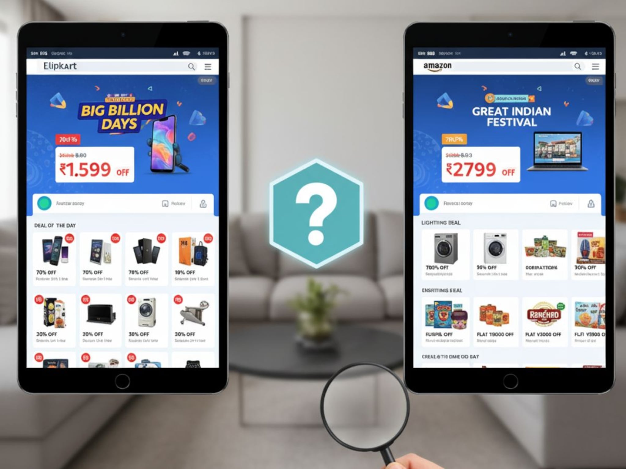 फ्लिपकार्ट-ऍमेझॉनमध्ये कोण देतं खरा डिस्काउंट आणि कशावर मिळते खोटी डिल? असं करा झटपट चेक