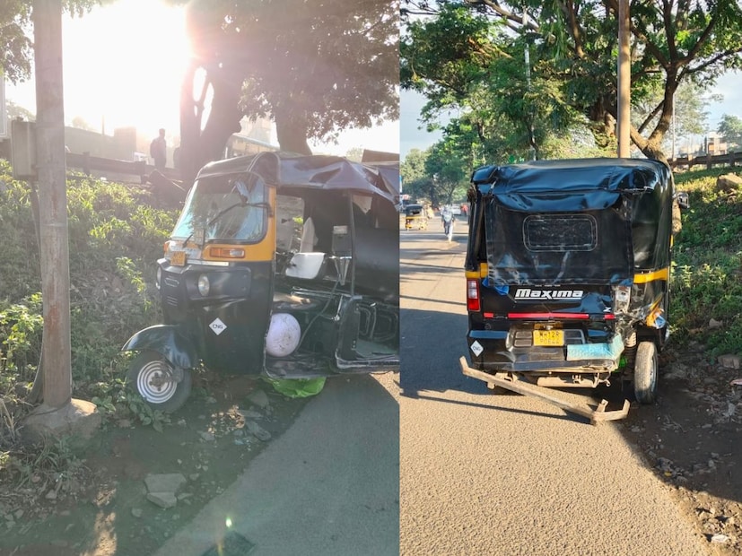 या अपघातात रिक्षाचालकासह दोन प्रवासी जखमी झाले आहे. अपघात झाल्यानंतर तातडीने लोक धावून आले. त्यांनी जखमी रिक्षाचालक आणि प्रवाशांना तातडीने नजीकच्या रुग्णालयात दाखल केलं.
