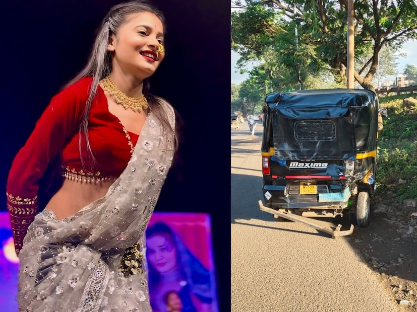 ही धडक इतक्या जोरात होती की, रिक्षा काही अंतरापर्यंत ढकलला गेला.  या अपघातात रिक्षाचे मोठे नुकसान झाले आहे.