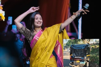 गौतमी पाटीलच्या कारने रिक्षाला उडवलं, पुण्यातील अपघाताचे PHOTOS समोर