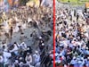 ‘आय लव्ह मोहम्मद’ वरून वाद पेटला, मशिदीबाहेर जमाव-पोलिसांमध्ये धुमश्चक्री