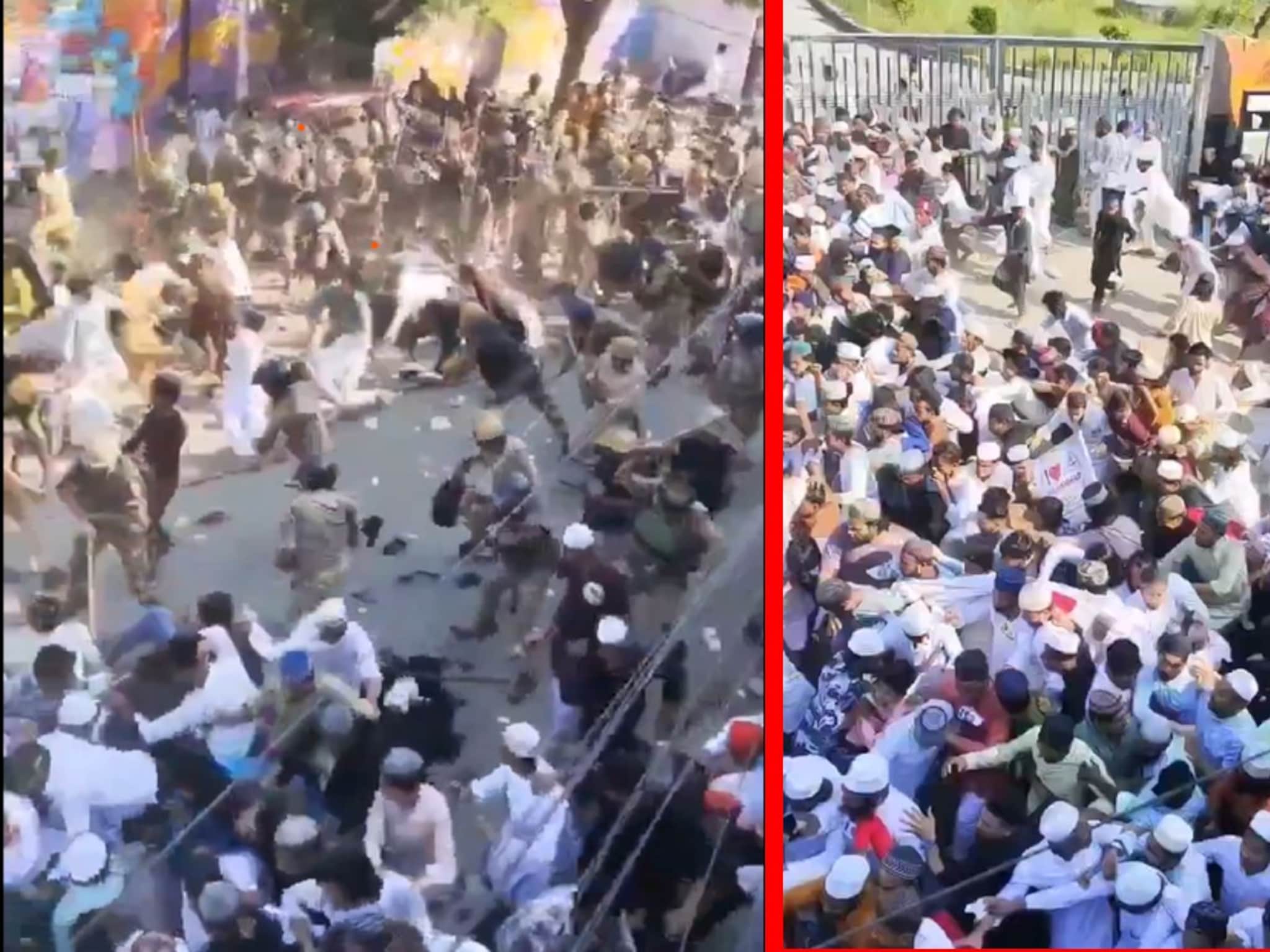 ‘आय लव्ह मोहम्मद’ वरून वाद पेटला, मशिदीबाहेर जमाव-पोलिसांमध्ये धुमश्चक्री अन् झटापट; प्रशासन अलर्टवर