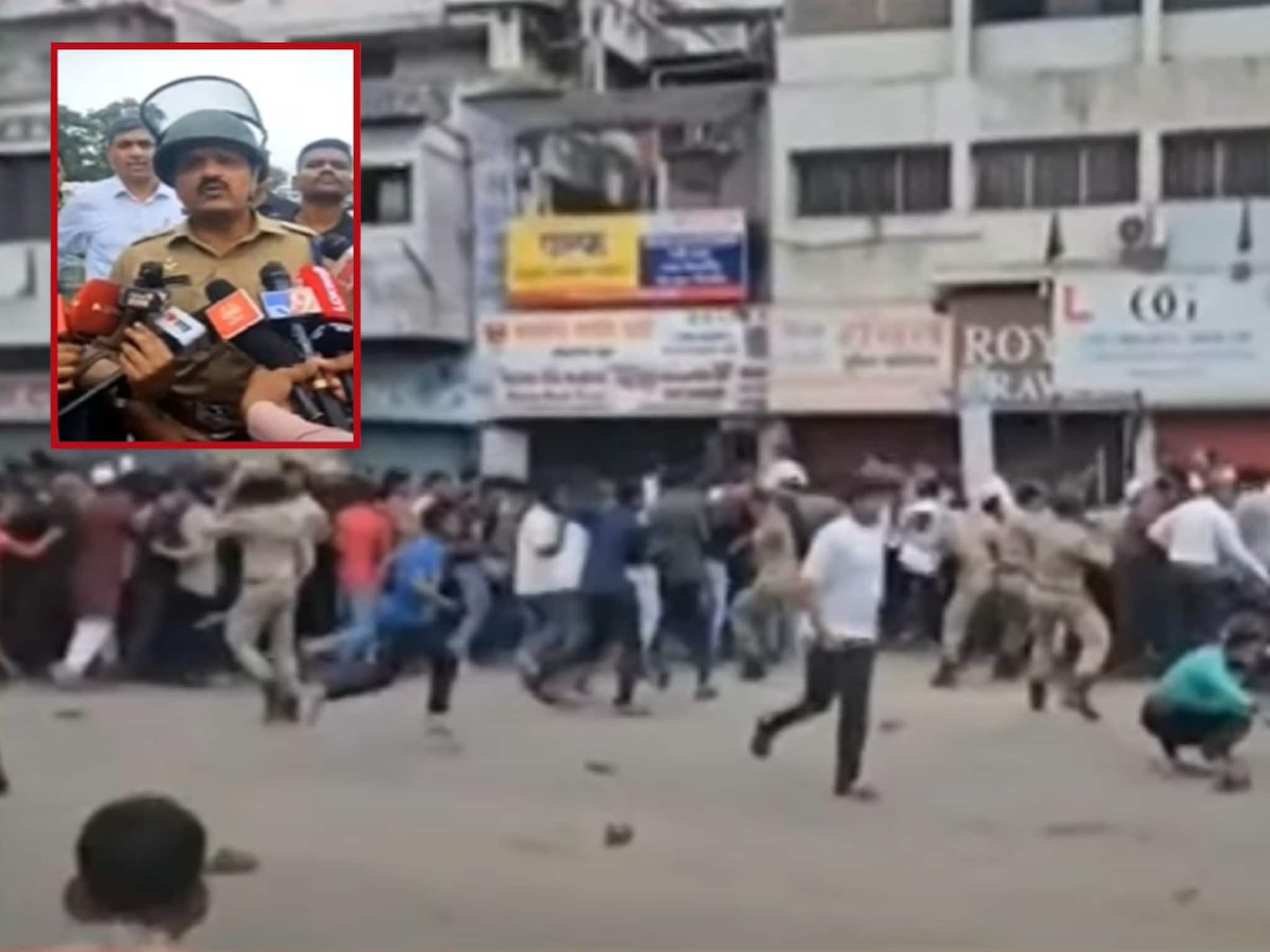 नगरमध्ये अचानक रस्त्यावर उतरला शेकडोंचा जमाव, पोलिसांकडून लाठीचार्ज, नक्की काय घडलं? सगळा घटनाक्रम!