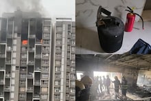 Pune: 12 व्या मजल्यावर अग्नितांडव, बचावकार्य सुरू असताना स्फोट, मुलाचा मृत्यू, पुण्यातील घटनेचे PHOTOS
