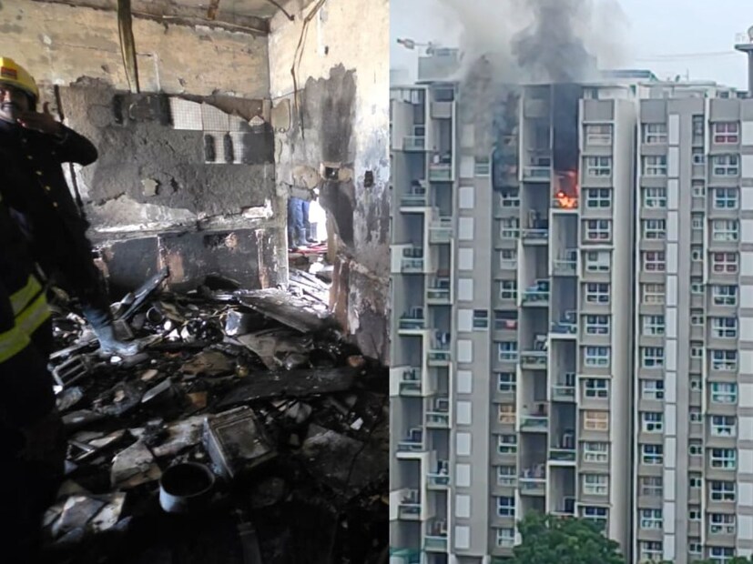 मिळालेल्या माहितीनुसार,  पुण्यातील उंड्री इथं घटना घडली. या भागातील जगदंब भवन मार्गावर मार्वल आयडियल सोसायटी आहे. ही सोसायटी १४ मजल्याची आहे. दुपारच्या सुमारास अचानक १२ व्या मजल्यावर असलेल्या फ्लॅटमध्ये स्फोटाचा आवाज झाला आणि आग लागली. 