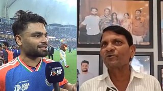 rinku singh father khanchand singh reaction