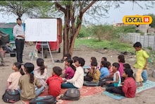 ‘विना छताची शाळा’, गरीब विद्यार्थ्यांना शिक्षणाचे धडे, Video पाहुन कराल कौतुक