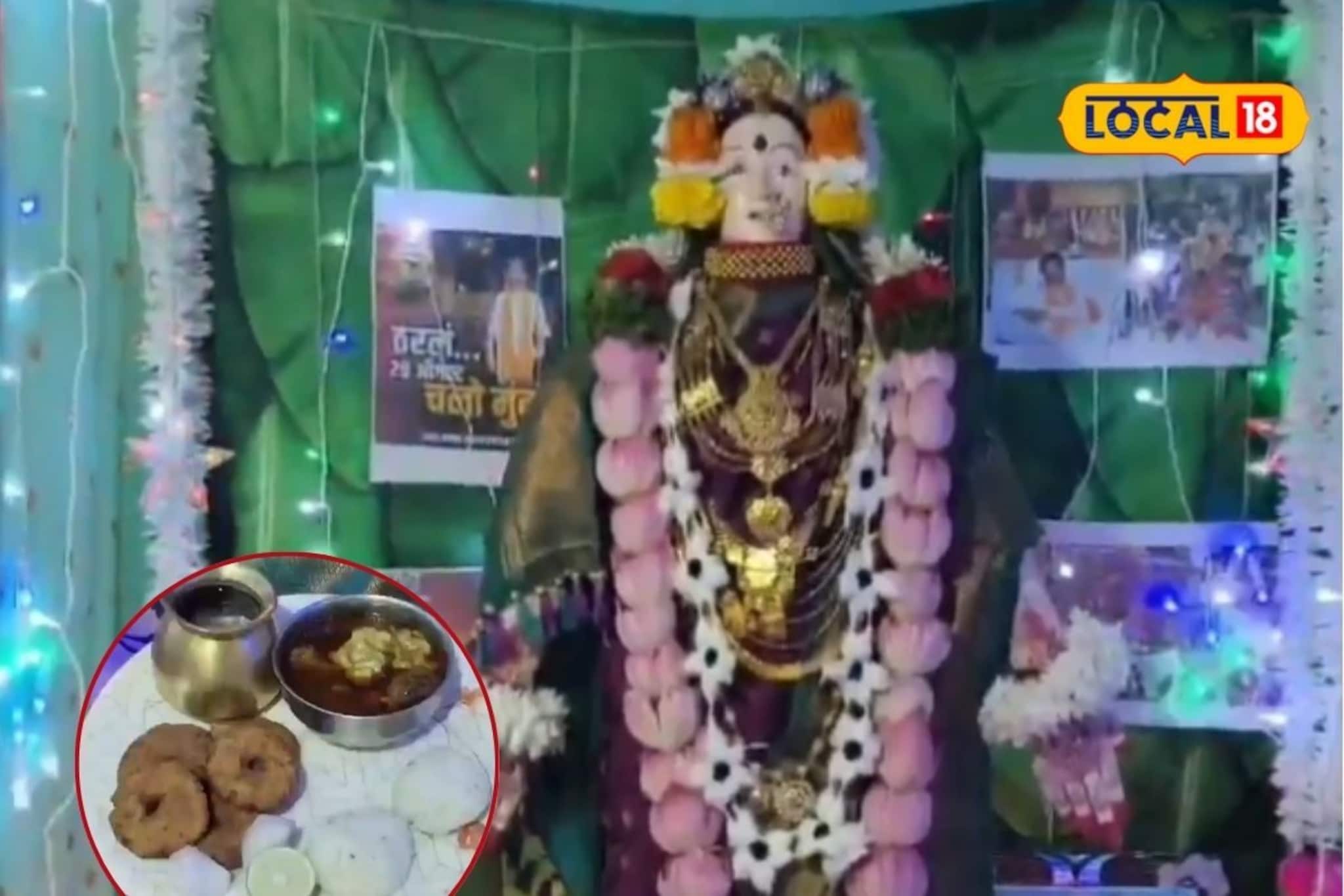 गौरीला गोडाचा नाही तर मटणाचा नैवेद्य! सोलापूरच्या कुटुंबाची अनोखी परंपरा