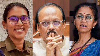 supriya sule on ajit pawar ips officer anjana krishna