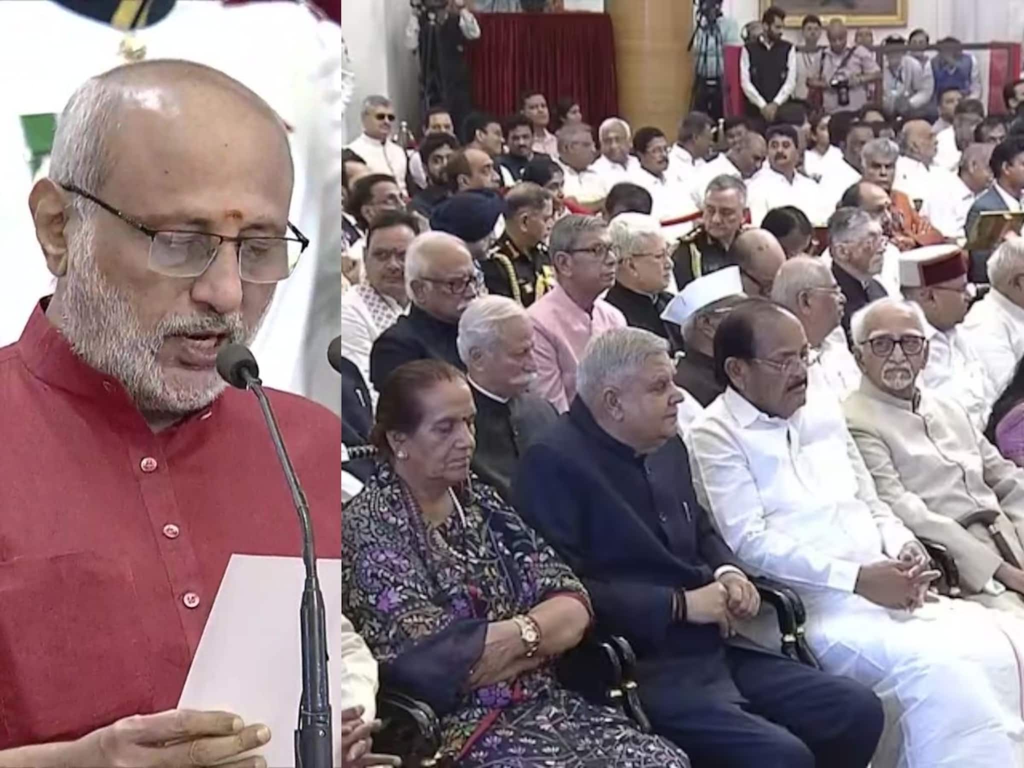 Jagdeep Dhankhar : राजीनामा दिल्यानंतर पहिल्यांदाच दिसले जगदीप धनगड, प्रकृती कशी?