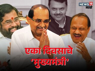 Radhakrishna Vikhe Patil present as One day cheif minister