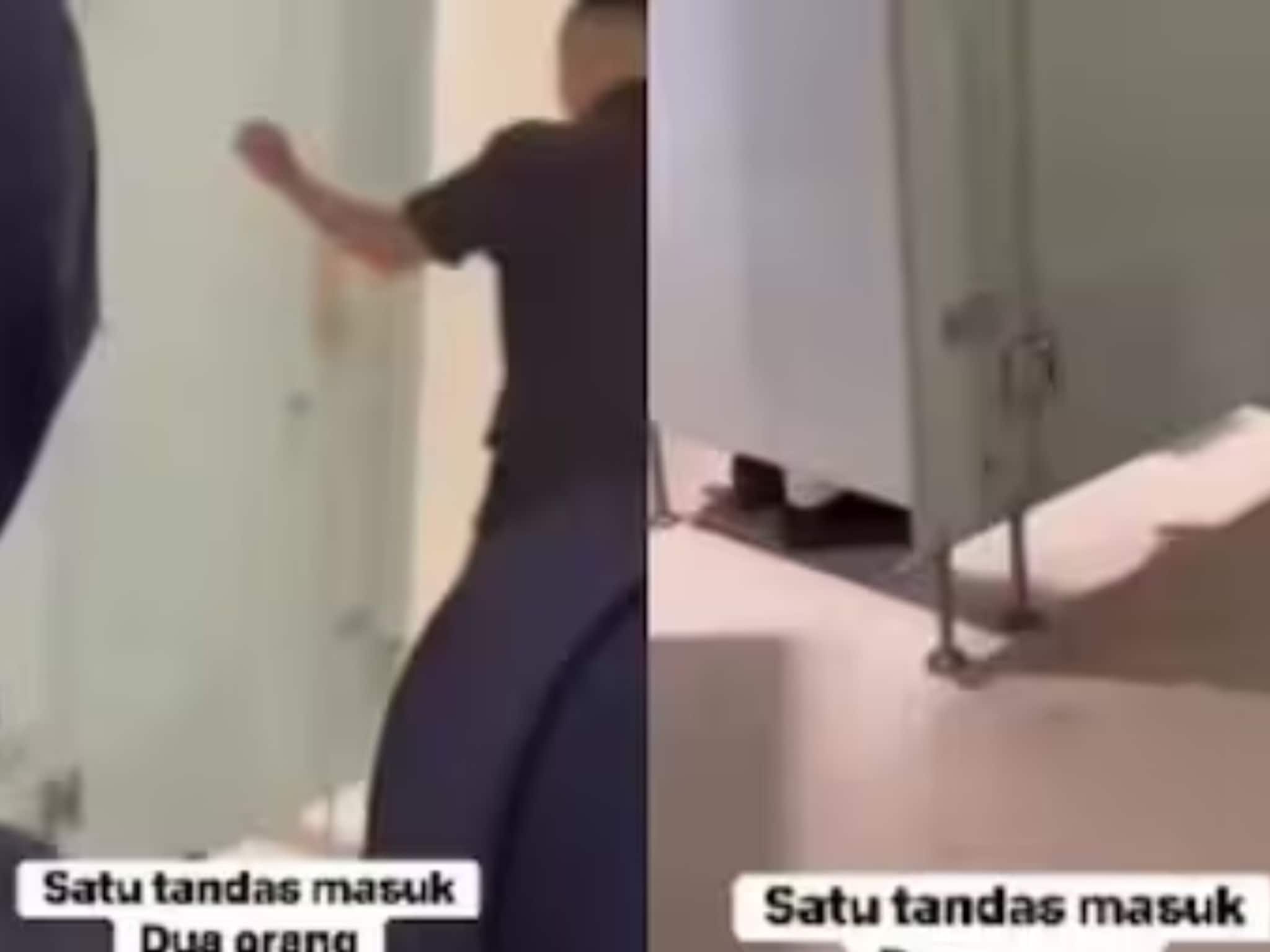 Couple Romance : शॉपिंग मॉलच्या टॉयलेटमध्ये कपलचा रोमान्स, 40 मिनिटापासून दरवाजा बंद, Video मध्ये कैद झाला संपूर्ण प्रकार