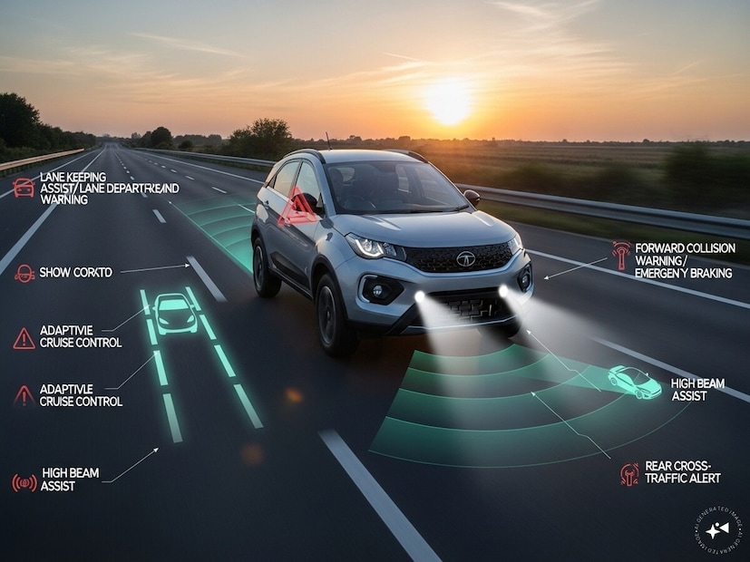 महिंद्राची XUV 3XO ही आणखी एक कॉम्पॅक्ट SUV आहे जी लेव्हल 2 ADAS सह सुरक्षितता वाढवते. ही तंत्रज्ञान AX5 L आणि AX7 L व्हेरिएंटमध्ये उपलब्ध आहे. AX5 L 131hp, 1.2-लिटर टर्बो-पेट्रोल इंजिन (मॅन्युअल किंवा ऑटोमॅटिक) येते, तर AX7 L मध्ये 1.5-लिटर डिझेल इंजिन ऑप्शन देखील आहे. XUV 3XO च्या टॉप-स्पेक व्हेरिएंटची किंमत ₹14.40 लाख (एक्स-शोरूम) आहे.