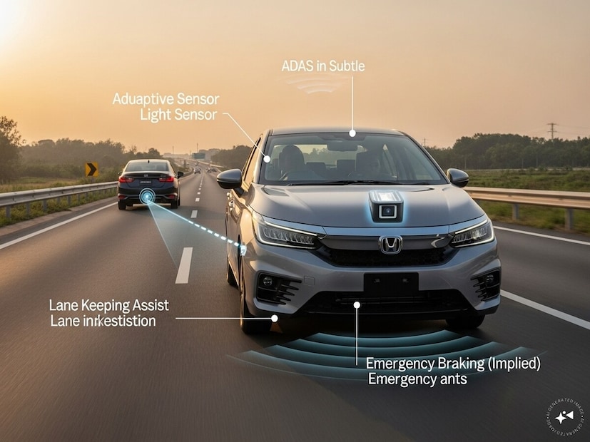 या लिस्टमध्ये होंडा कारच्या तिकडी पूर्ण करताना, Honda Elevate त्याच्या ZX व्हेरिएंटमध्ये ADAS देते. ही SUV सिटीमध्ये दिसणाऱ्या त्याच 1.5-लिटर पेट्रोल इंजिनद्वारे समर्थित आहे. जी मॅन्युअल किंवा CVT ट्रान्समिशनसह उपलब्ध आहे. प्रीमियम स्टाइलिंगसह अ&#x200d;ॅडॉप्टिव्ह क्रूझ कंट्रोल आणि लेन-कीप असिस्ट सारख्या सुरक्षा फीचर्सचा मेळ घालून, टॉप व्हेरिएंटची किंमत ₹16.44 लाख (एक्स-शोरूम) आहे.