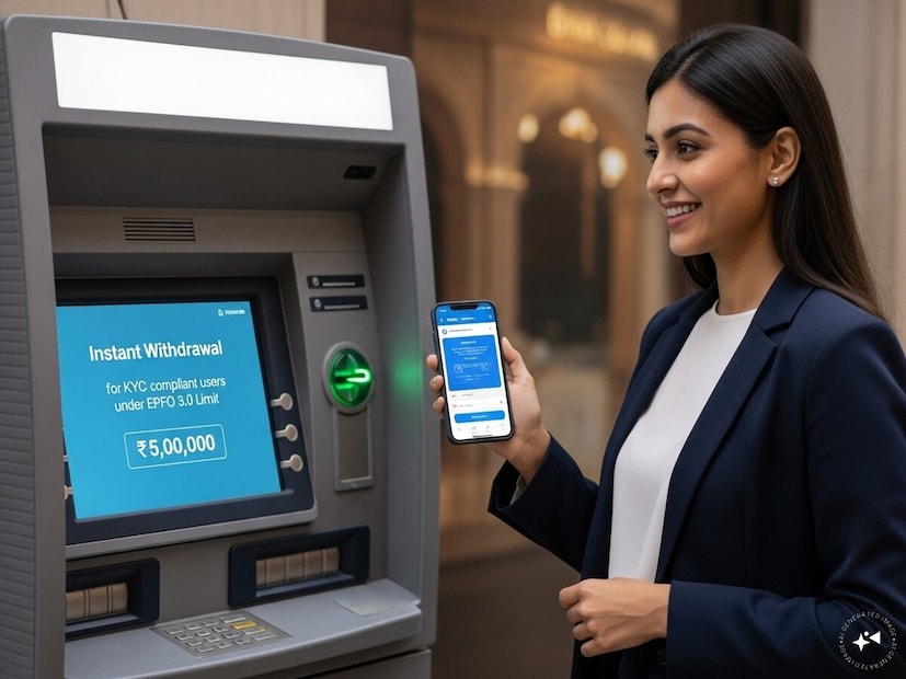 ATM किंवा UPI द्वारे इंस्टेंट पैसे काढणे - EPFO ​​3.0 अंतर्गत, KYC-पूर्ण यूझर्ससाठी इंस्टेंट पैसे काढणे उपलब्ध आहे आणि ऑटो-प्रोसेसिंग मर्यादा अंदाजे ₹5,00,000 वर सेट केली आहे.