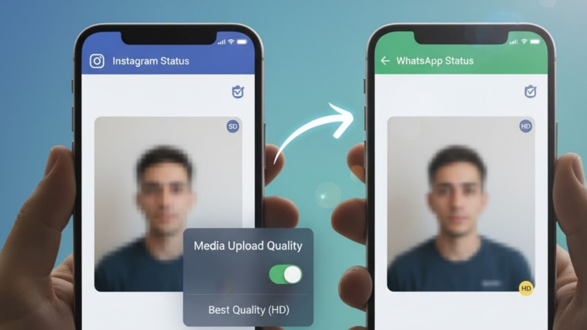 WhatsApp-Instagram च्या स्टेटसवर दिसतायत ब्लर फोटो? ही सेटिंग बदलली की फोटो-व्हिडिओ दिसतील HD Quality