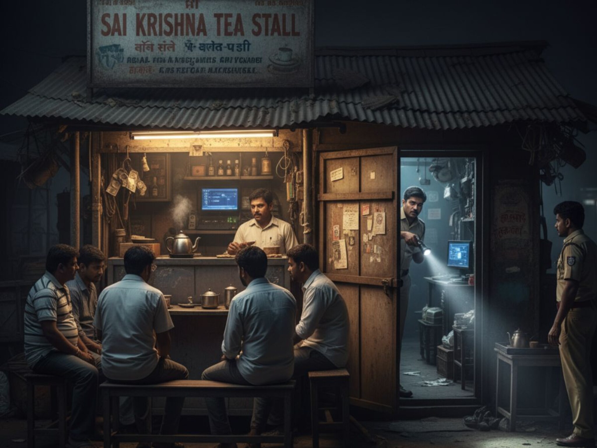 ती बाहेरुन साधी चहाची टपरी, पण आत लपलं होतं मोठं रहस्य, पोलीसांना तपासात जे दिसलं ते धक्कादायक