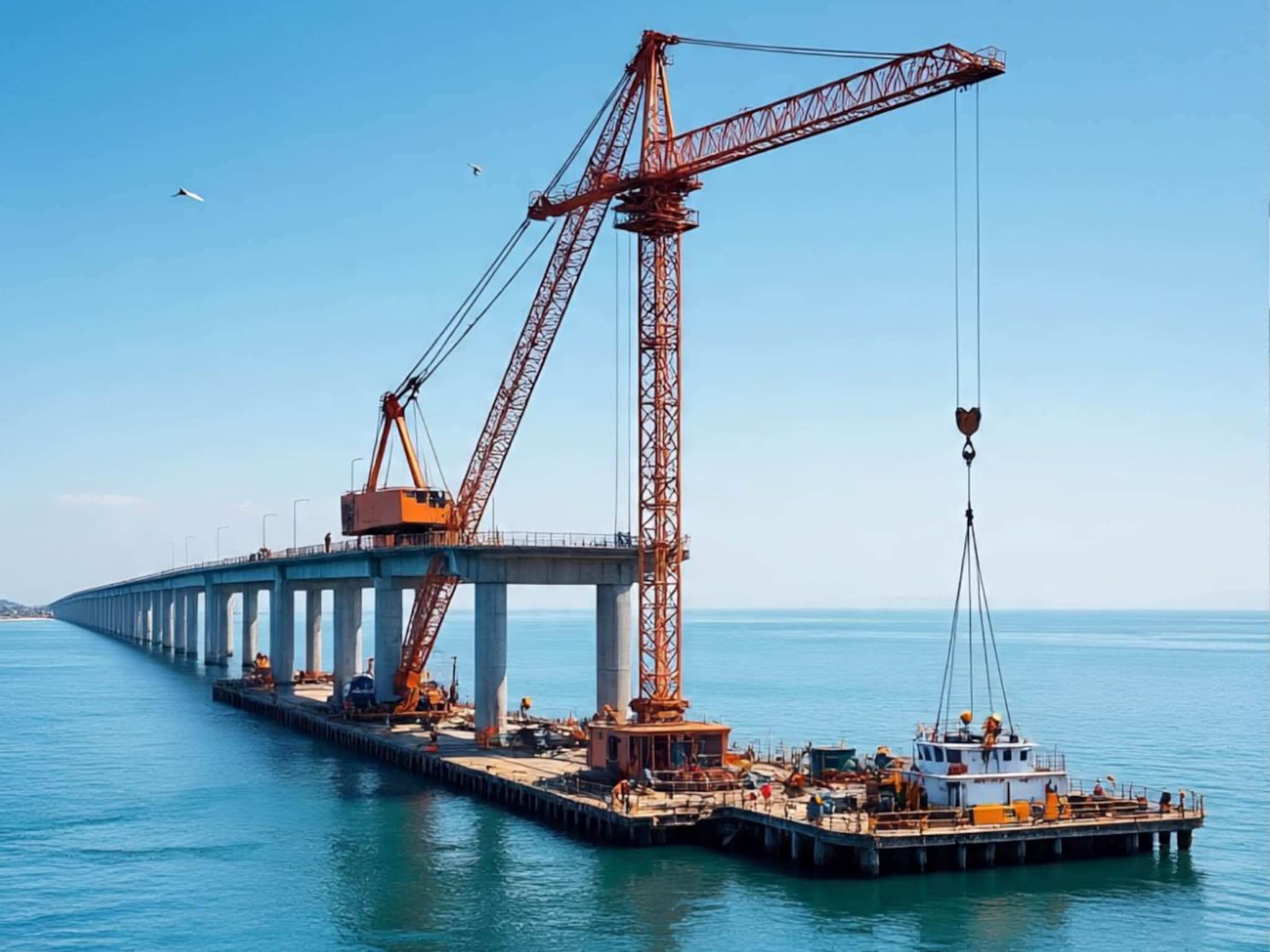 समुद्रात कसं उभारतात ब्रीज? खोल पाण्यात सायन्स कसं काम करतं माहितीय?