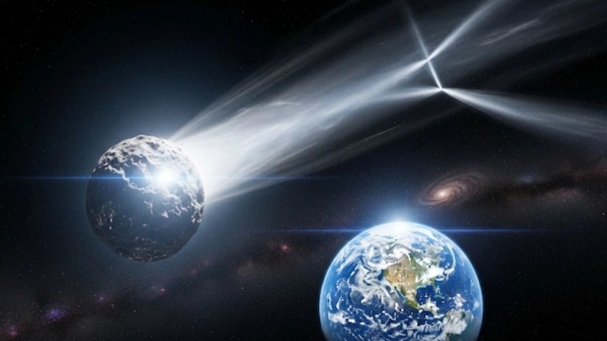 पृथ्वीच्या दिशेने येतोय धूमकेतू, 1 चुकीचा कोन अन् विनाश; वैज्ञानिकही चिंतेत, नासा अलर्टवर