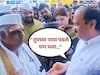 Pune : पुण्यात नागरिकांचा मंदिरात येण्यास हट्ट, दादांनी थेट हात जोडले, म्हणाले