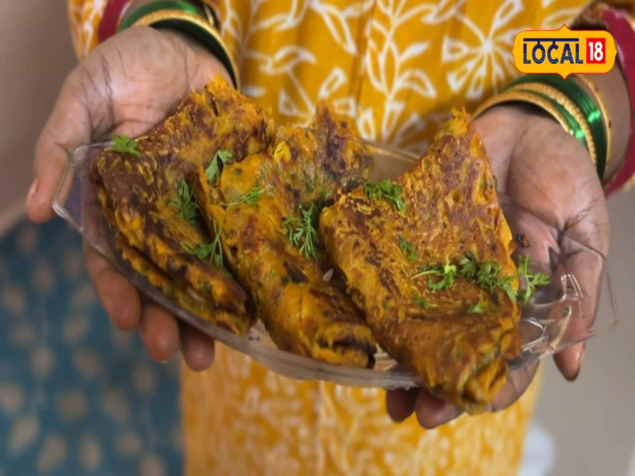 घरच्या घरी बनवा झटपट, झणझणीत आणि पौष्टिक बेसनाची पोळी.