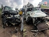 कुत्र्याला वाचवताना 2 वाहनांचा भीषण अपघात, 4 ठार, सोलापूर-हैदराबाद महामार्गावरील