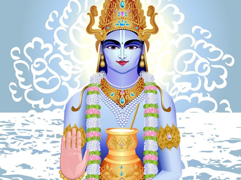 पौराणिक कथेनुसार कार्तिक महिन्याच्या त्रयोदशी तिथीला समुद्र मंथनाच्या वेळी भगवान धन्वंतरी अमृत कलश घेऊन प्रकट झाले होते.