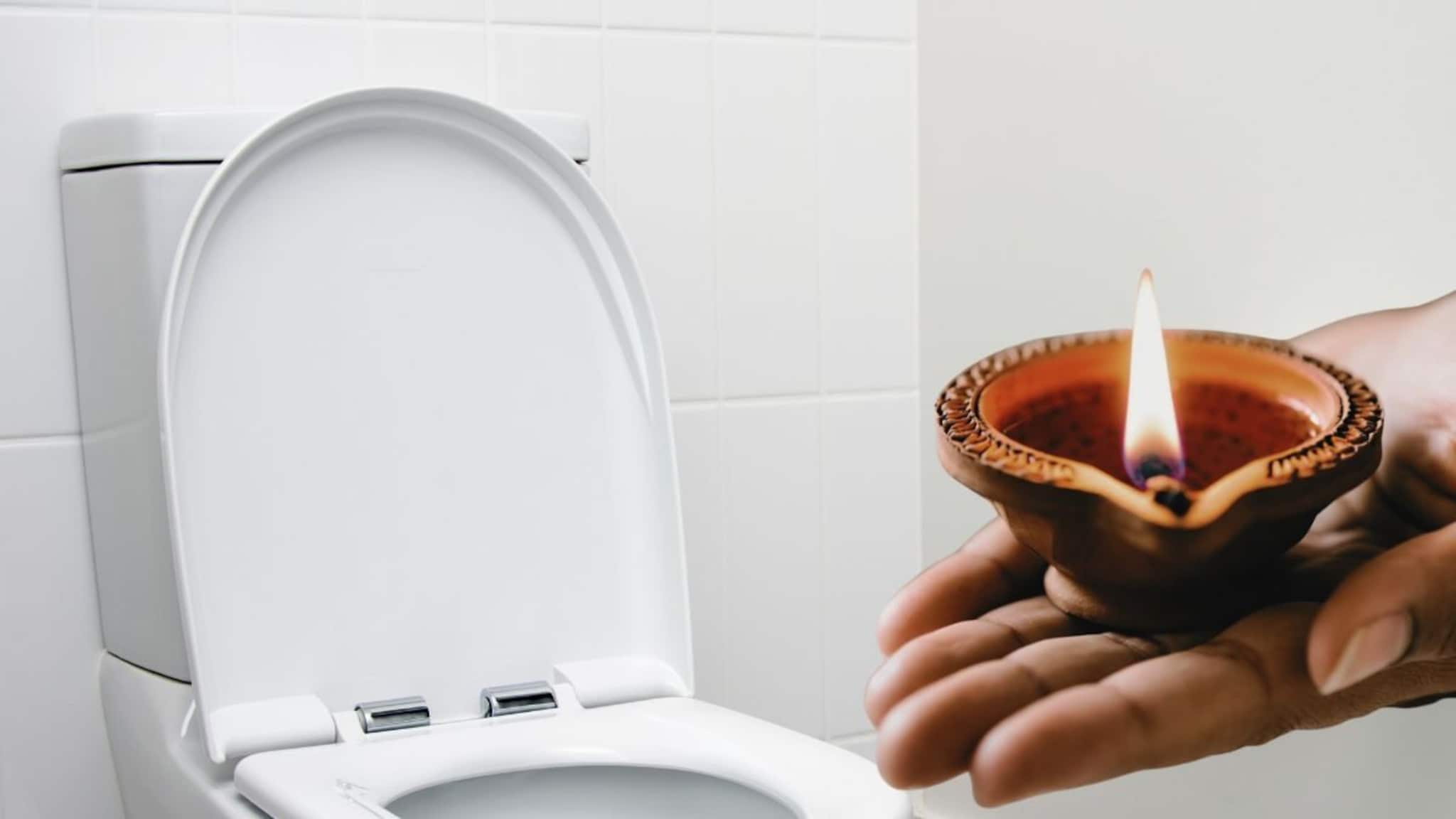 Jugaad Video : दिवाळीची एक पणती टॉयलेटमध्येही! बाथरूममध्ये दिवा आणि चमत्कार पाहा