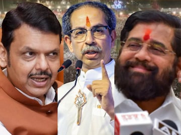 एकनाथ शिंदे-उद्धव ठाकरे-देवेंद्र फडणवीस