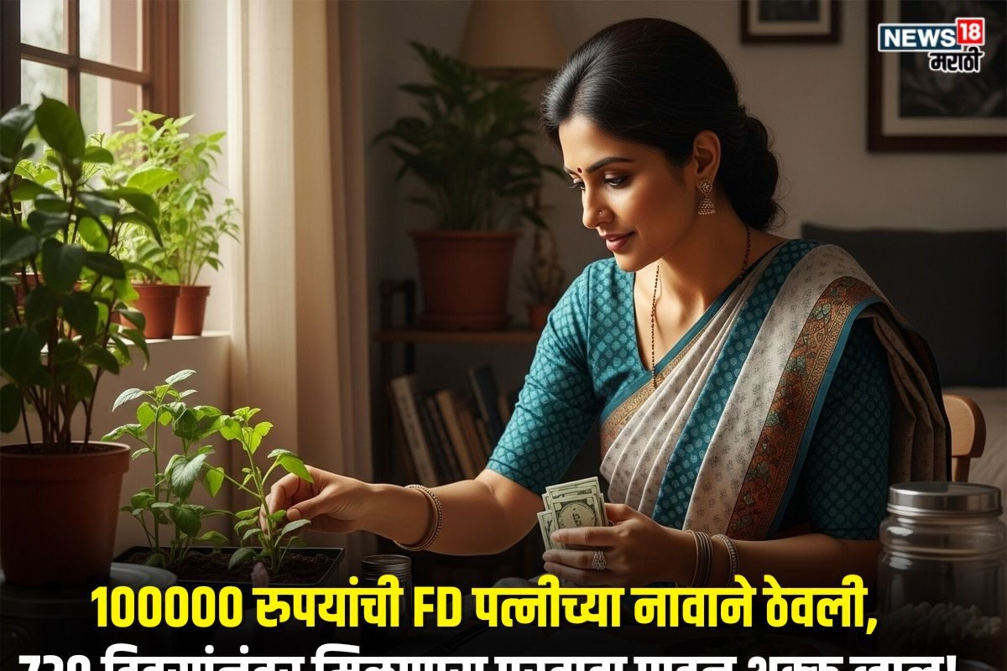 पत्नीच्या नावाने 1 लाख रुपये FD ठेवले तर 2 वर्षांत किती परतावा मिळेल?