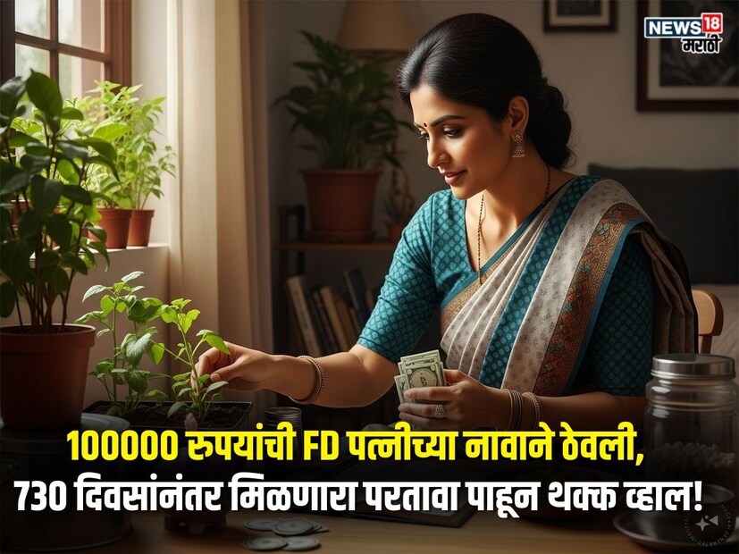 तुमची बायको तुम्हाला धनवान बनवू शकते, विश्वास बसत नाही तर पोस्ट ऑफिसची ही स्कीम तुम्ही आजमावून पाहू शकता. रेपो रेटमध्ये कोणतीही कपात किंवा वाढ करण्यात आली नाही. त्यामुळे बँकांनी FD चे दरही जैसे थे ठेवले आहेत. मात्र बँकेपेक्षा पोस्ट ऑफिसमध्ये चांगले दर मिळत आहेत. 