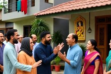 दादागिरी करतोय! शेजाऱ्याविरोधात तक्रार; कथित आरोपीला पाहून अधिकाऱ्यांनीही डोक्याला लावला हात