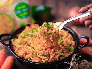 Spicy Maggi in the Chow Mein style recipe Spicy Maggi in the Chow Mein style recipe