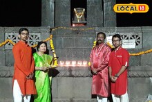 पहिला दिवा महाराजांना, अमरावतीच्या देशमुख कुटुंबाने रायगडावर साजरी केली दिवाळी