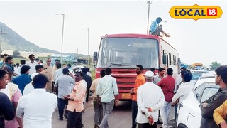 ‎टोमॅटोला पडला भावाचा फटका; शेतकऱ्यांचा संताप, महामार्ग ठप्प पाच तास
