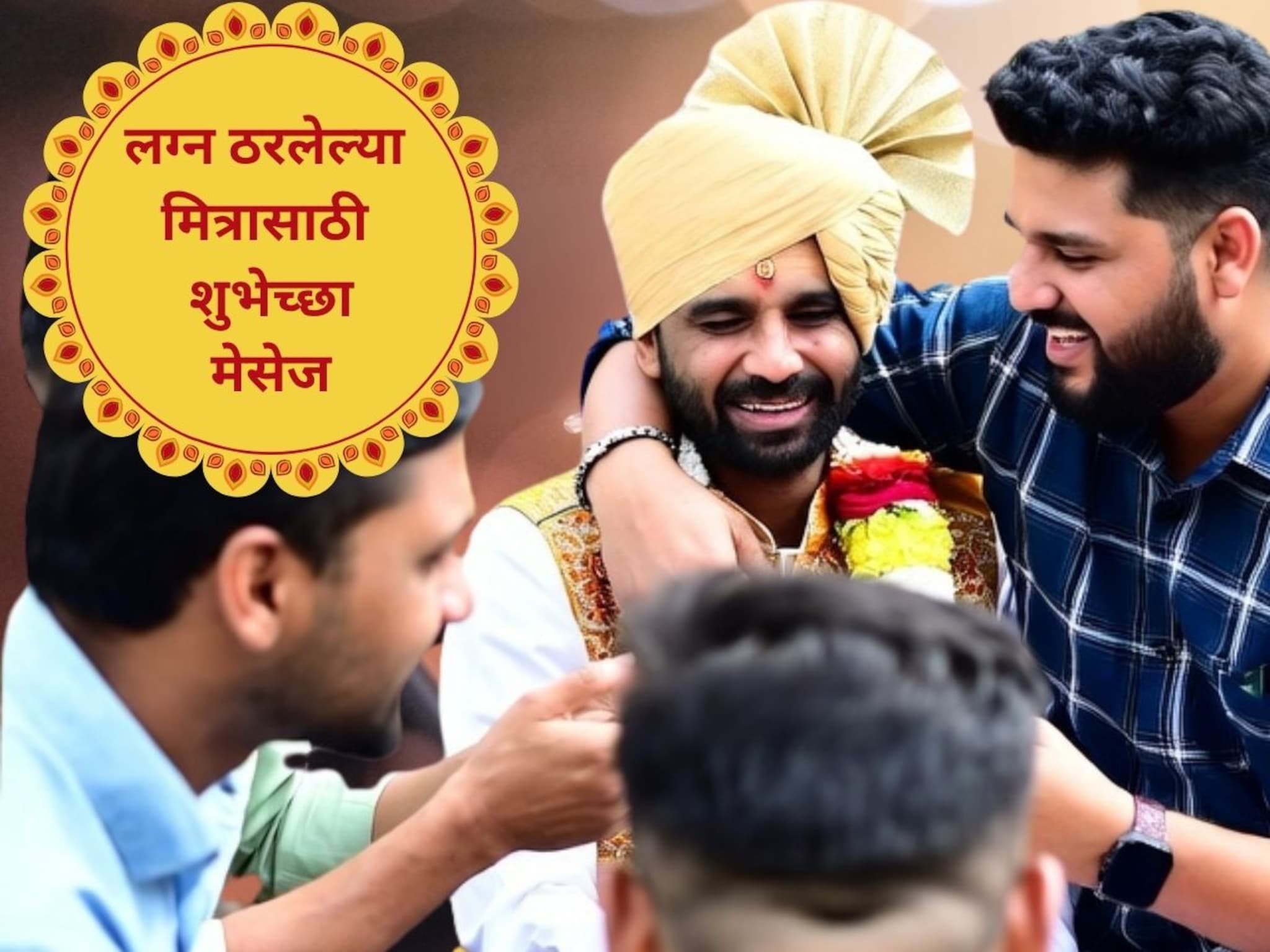 Wedding Wishes : दोस्ताचं लगीन हाय! लग्न ठरलेल्या मित्राचं अभिनंदन कसं करायचं? खास मित्रासाठी लग्नाच्या शुभेच्छा